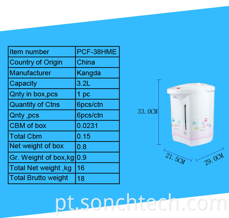 5.0L thermo pot